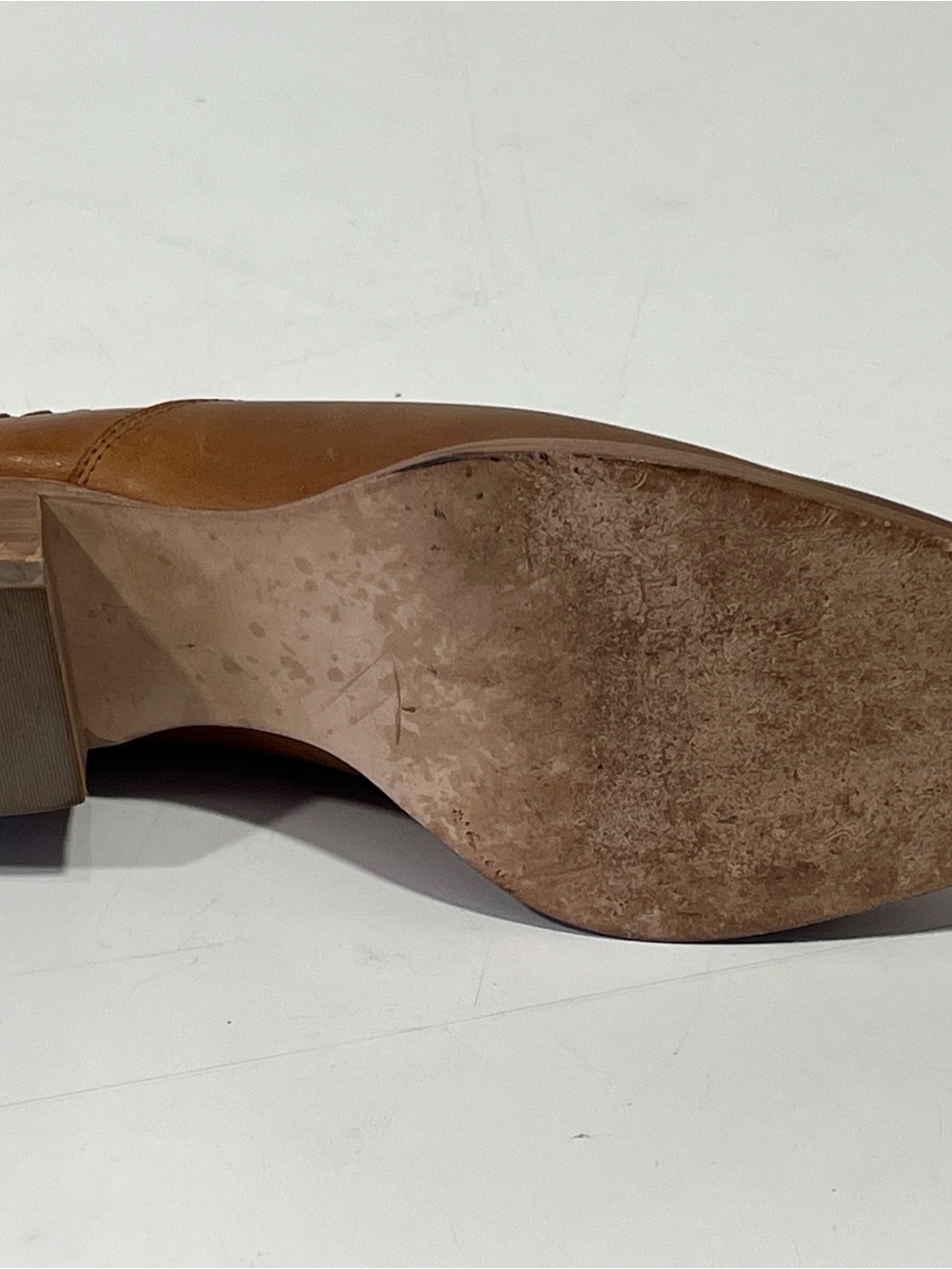 Brown Leather Slip-On Mules - Picture 15 of 15